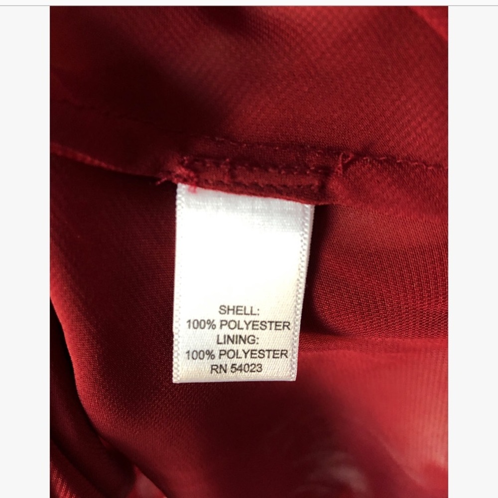 Banana Republic Red Polka Dot Blouse & Cami Size 4 - Picture 7 of 8